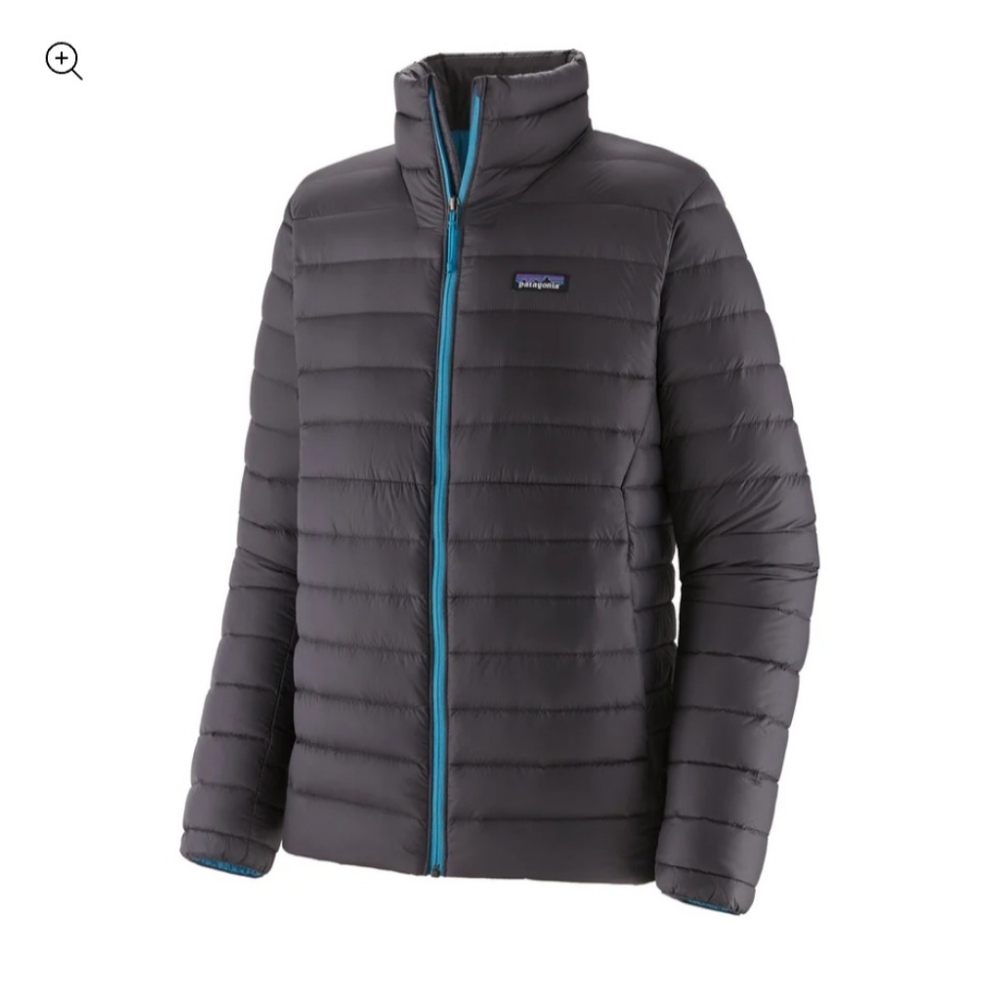 Patagonia Gray Puffer Jacket men’s. Down sweater